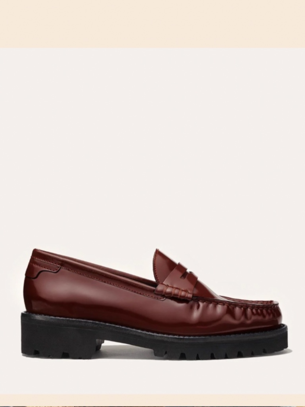 The LOUISA LOAFER in hickory calf